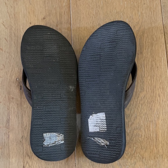 Rainbow brown youth flip flops - Picture 2 of 3